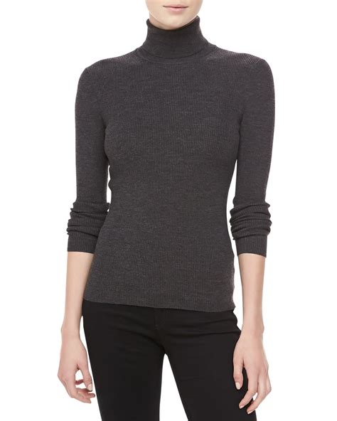 michael kors emb turtleneck tank|Women's Michael Kors Collection Turtlenecks .